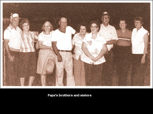 Grandfather and Grand Aunts and Uncles circa 1985
